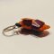 Orange baby elephant keychain