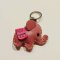 Red baby elephant keychain