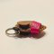 Brown baby elephant keychain