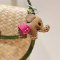 Brown baby elephant keychain