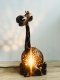 Lamp from coconut shell - Giraffe
