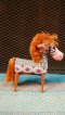 Fabric Horse Doll with Wooden Legs