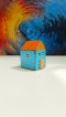 Wooden house (Light Blue / Orange)