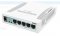 CSS106-5G-1S : RB260GS Cloud Smart Switch ,5x Gigabit Ethernet Smart Switch, SFP cage, plastic case, SwOS