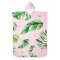 Poncho Beach Cloak Zeepro Adult Size – Pink Leaf