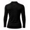 Rash Guard Long Sleeve Zeepro Men With Low Collar Black