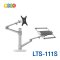 ขาวางโน๊ตบุ๊คพร้อมจอมอนิเตอร์ BDEE รุ่น LTS-111 (แบบยึดขอบโต๊ะ) มี 2 แขน (สินค้ามีให้เลือก 2 สี สีดำ และสีเงิน)