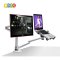 ขาวางโน๊ตบุ๊คพร้อมจอมอนิเตอร์ BDEE รุ่น LTS-465 (แบบยึดขอบโต๊ะ) มี 2 แขน ใช้กับโน๊ตบุ๊คพร้อมจอมอนิเตอร์