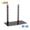 ชั้นวางกล่อง PLAY BOX แบบ 2 ขา BDEE รุ่น SF-02 (สามารถติดกับรูด้านหลังทีวีทั้งด้านบน และด้านล่าง หรือยึดติดผนัง)