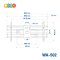ขาแขวนทีวี ขนาด 42-90 นิ้ว BDEE รุ่น WA-502 แขนคู่ (ติดผนัง, ปรับยืด-หดได้, ปรับก้มได้) High Quality