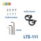 ขาตั้งจอมอนิเตอร์+โน๊ตบุ๊ค (แบบยึดขอบโต๊ะ) BDEE รุ่น LTS-111B (มี 2 แขน) สีดำ