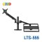 ขาตั้งจอมอนิเตอร์+โน๊ตบุ๊ค (แบบยึดขอบโต๊ะ) BDEE รุ่น LTS-555B (มี 2 แขน แขน Gas Spring 1 แขน) สีดำ