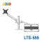 ขาตั้งจอมอนิเตอร์+โน๊ตบุ๊ค (แบบยึดขอบโต๊ะ) BDEE รุ่น LTS-555S (มี 2 แขน แขน Gas Spring 1 แขน) สีเงิน