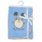 Fleece blanket with hangar