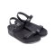 Black Double Strap Sling Back