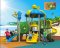 เครื่องเล่นสนาม A ชุดเวลล์พาวิลเลียน 2-เครื่องเล่นสนาม กระดานลื่น สไลเดอร์ by Sealplay