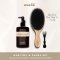 Healthy & Shine Set AVANA Shampoo and AVANA Premium Boar Bristle Brush SET - Best for dry hair
