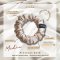 AVANA Medio 100% Mulberry silk scrunchies - Precious Gold