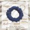 AVANA Medio 100% Mulberry silk scrunchies - Deep Blue Sea