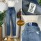 ♥️ รหัสCS20 ▪️ป้าย Vintage Skinny  ▪️ เอว 27" สะโพก 32-34" ต้นขา 19-21" ▪️เป้า 11" ยาว 36.5" (นิ้ว)