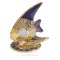 Fish Clock Benjarong