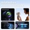 พัดลมพกพาพร้อมกระจกและไฟRGB Sothing Colorful Light Handheld - เลือกสี