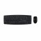 Micropack Keyboard & Mouse Wireless KM-203W Black