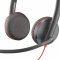 Poly Blackwire 3325 Stereo USB-C Headset +3.5mm Plug +USB-C/A Adapter