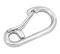 Spring snaps (circular hook, angled latch with eye end)