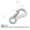 Safety snap hook (with safety latch)