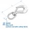 Slip hook (swivel end with safety lacth)