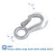 Heavy safety snap hook (with safety latch)