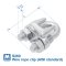Wire rope clip (AISI standard)