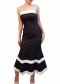 Long black dress for women