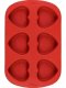 2105-4012 Wilton VAL 6 CAV SILICONE HEART PAN