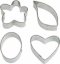 417-445 Wilton FANCY SHAPE CUT OUTS 4PS SET