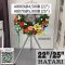 พวงหรีดพัดลม25" A8070