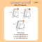 ถุงกระดาษเบเกอรี่ เคลือบ PE Foodgrade เจาะหน้าต่างน้ำตาลL