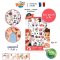 แทททูเด็ก รุ่นตัวการ์ตูนมังงะ wash-off tattoos - Manga Kawaï รุ่น TA007 ยี่ห้อ Buki France