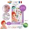 แทททูลายเด็กผู้หญิง รุ่นกลิตเตอร์ Wash-Off tattoos – Glitter รุ่น TA004 ยี่ห้อ Buki France