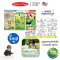 แผ่นเรียนรู้ 2 ด้าน รุ่นสัตว์ Write-A-Mat Learning Mat Animals รุ่น 5047 ยี่ห้อ Melissa & Doug