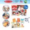 ชุดเตาทอดปิ้งย่าง พร้อมตะหลิวปล่อยน้ำ รียูสซาเบิล Flip & Fry Grill Play Set with Color Changing Water WOW รุ่น 50291 ยี่ห้อ Melissa & Doug