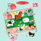 จิ๊กซอว์ พัซเซิลชิ้นใหญ่ รุ่นฟาร์ม  Farm Animals Chunky Puzzle - 8 Pieces รุ่น 3723 ยี่ห้อ Melissa & Doug