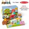 บล๊อกไม้ ตัวต่อ ชิ้นใหญ่ รุ่นฟาร์ม Blockables Farm Play Set รุ่น 50278 ยี่ห้อ Melissa & Doug