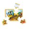จิ๊กซอไม้ 12 ชิ้น x 4 ลาย รุ่นรถก่อสร้าง Wooden Jigsaw Puzzles in a Box Construction รุ่น 3792  ยี่ห้อ Melissa & Doug
