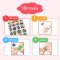แทททูลายเด็กผู้หญิง รุ่นกลิตเตอร์ Wash-Off tattoos – Glitter รุ่น TA004 ยี่ห้อ Buki France