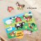 พัซเซิลไม้หมุดจับ มีตุ่ม รุ่นฟาร์ม  Farm Wooden Peg Puzzle - 8 pcs รุ่น 9050 ยี่ห้อ Melissa & Doug