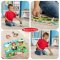 พัซเซิลไม้หมุดจับ มีตุ่ม รุ่นฟาร์ม  Farm Wooden Peg Puzzle - 8 pcs รุ่น 9050 ยี่ห้อ Melissa & Doug