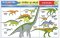 แผ่นรองจานรูปไดโนเสาร์ Learning Mat Dinosaurs รุ่น 5027 ยี่ห้อ Melissa & Doug (นำเข้า USA)