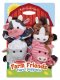 ชุดหุ่นมือ 4 ตัว (ฟาร์ม) Farm Friends Hand Puppets รุ่น 9080 ยี่ห้อ Melissa & Doug (นำเข้า USA)